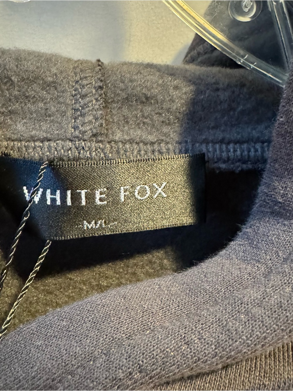 White Fox Boutique 11th Street New York or Nowhere Oversized Hoodie M/L - Picture 4 of 8
